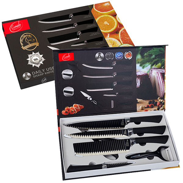 "Comida" סט סכיני שף למטבח איכותי 6 חלקים