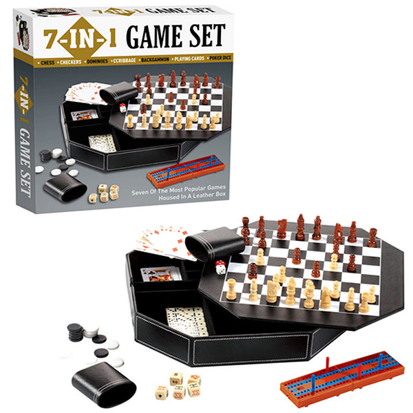 שבעה משחקים במארז עור מהודר