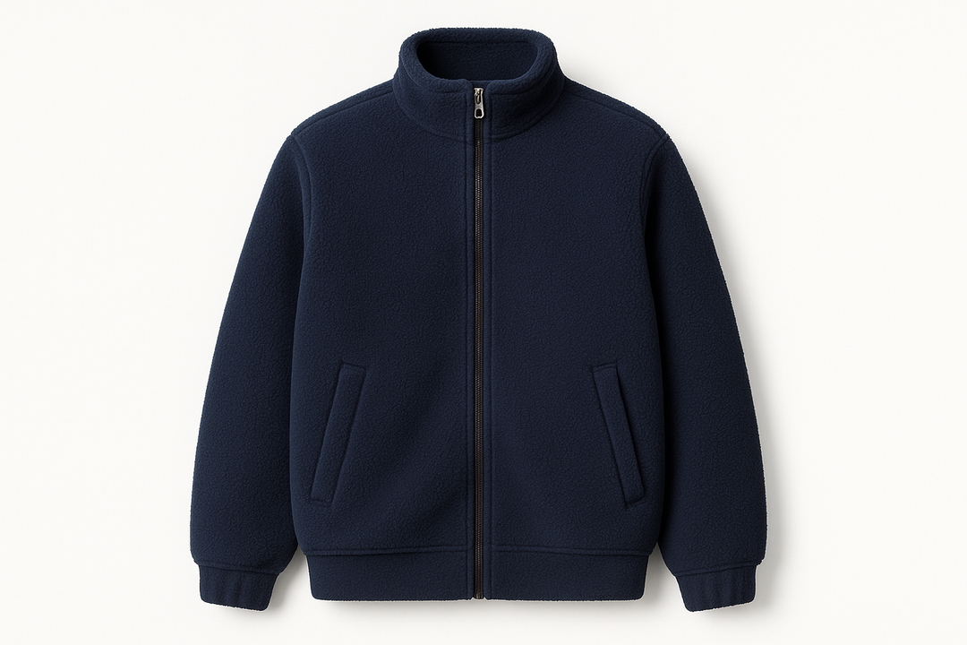 מעיל פליז כחול נייבי