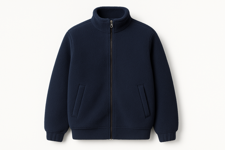 מעיל פליז כחול נייבי