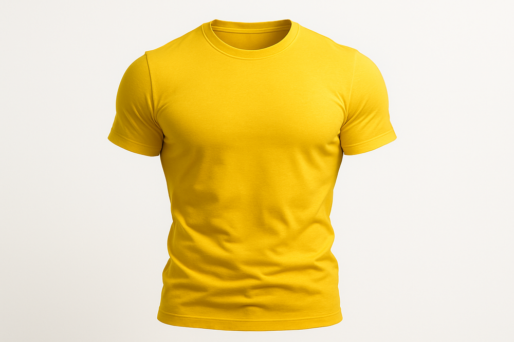 חולצה צהובה עם נפח