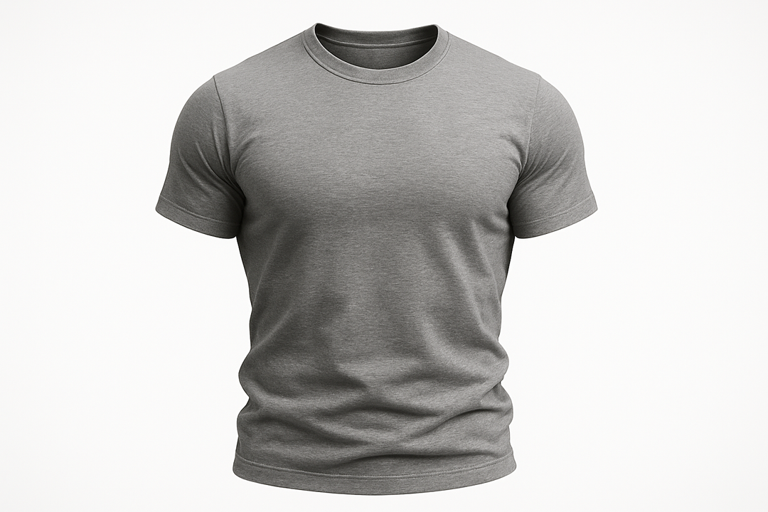 חולצה אפורה עם נפח