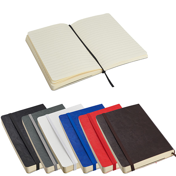 מחברת כריכת PU דמוי עור יוקרתי פתיחה עברית 104 דף מבית המותג גבעוני