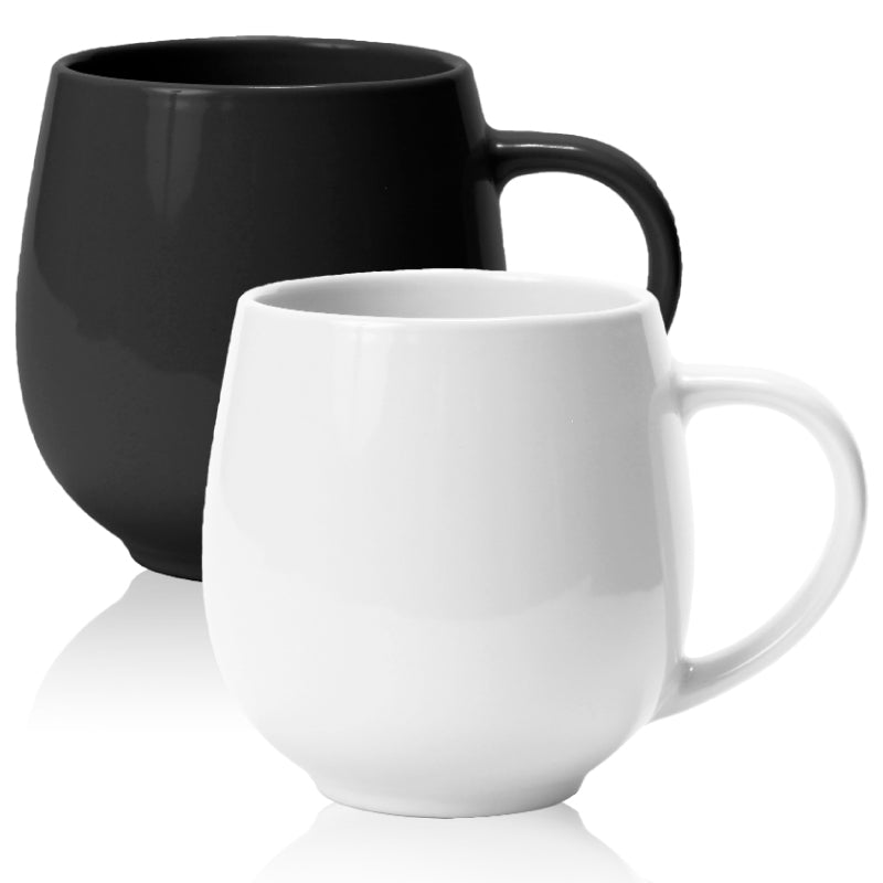 לילי ספל קרמיקה מעוצב - לבן