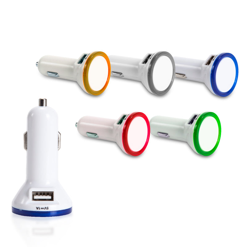 אקסס מטען USB לרכב - אפור