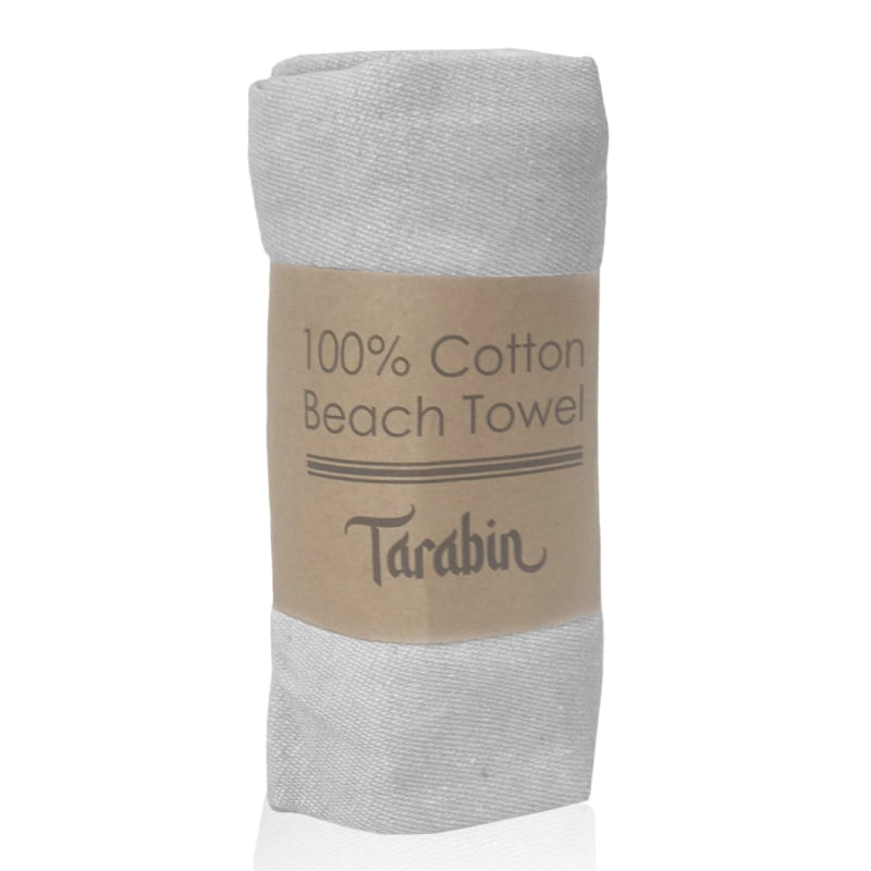 טרבין מגבת חוף גדולה - אפור