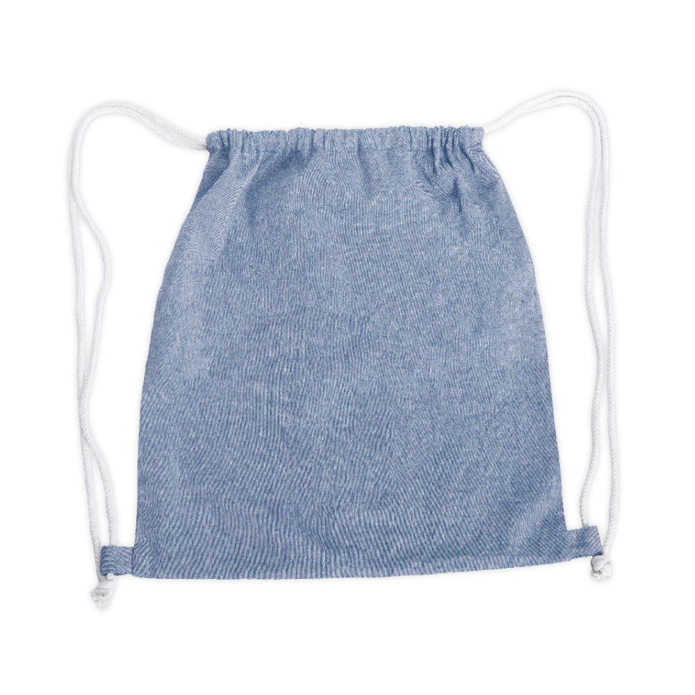 היל תיק שרוך עשוי בד כותנה - כחול