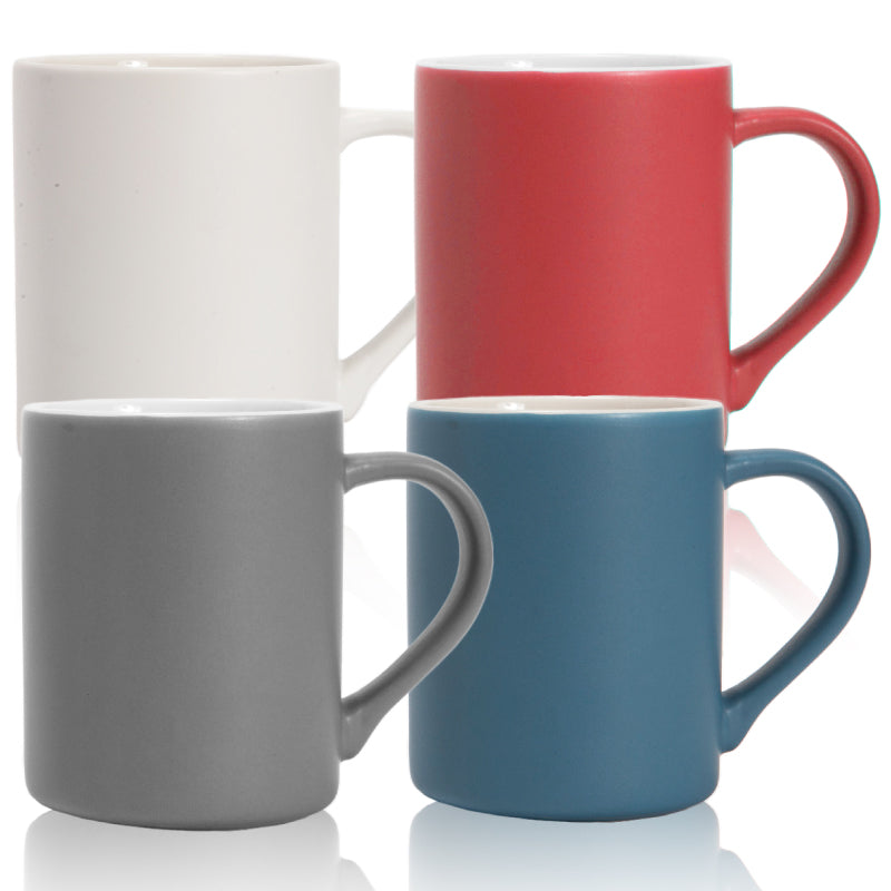 פורצלן ספל פורצלן גימור מט - אפור