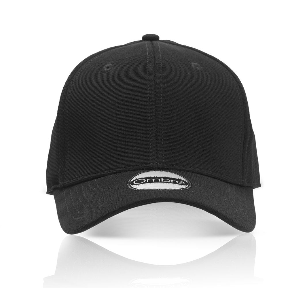 בוב כובע מצחייה 6 פאנל - שחור