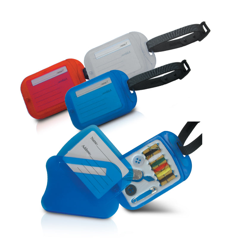 מטייל תג שם ערכת תפירה - אדום