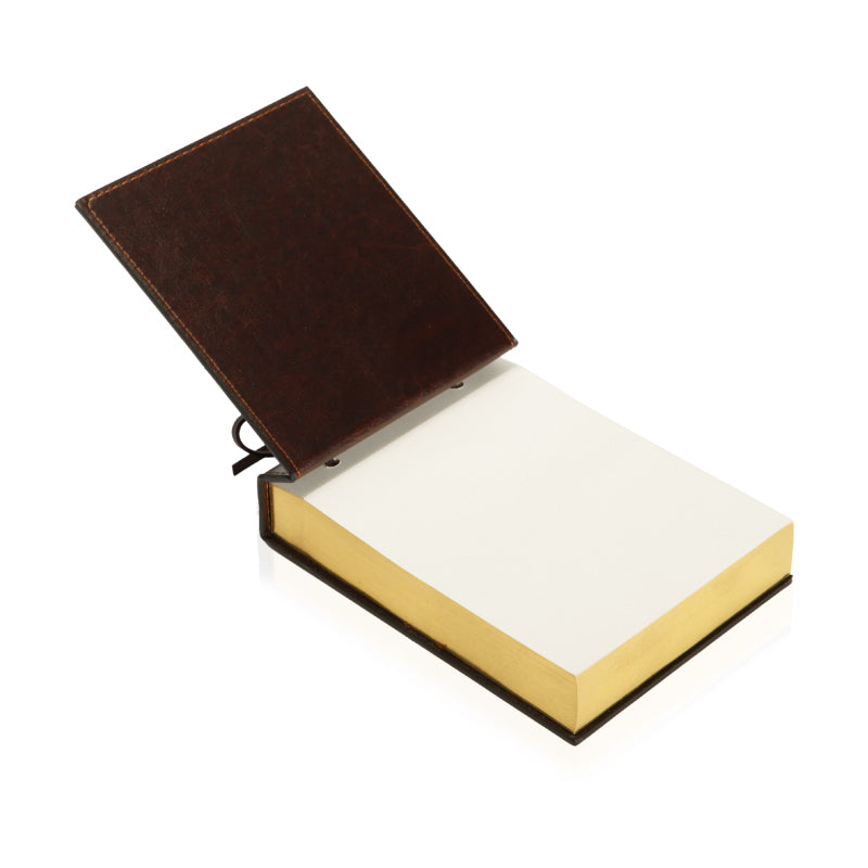 אינארי בלוק ממו דמוי עור - זהב