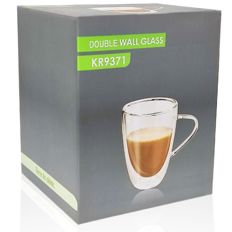 וולטו ספל זכוכית דופן כפולה