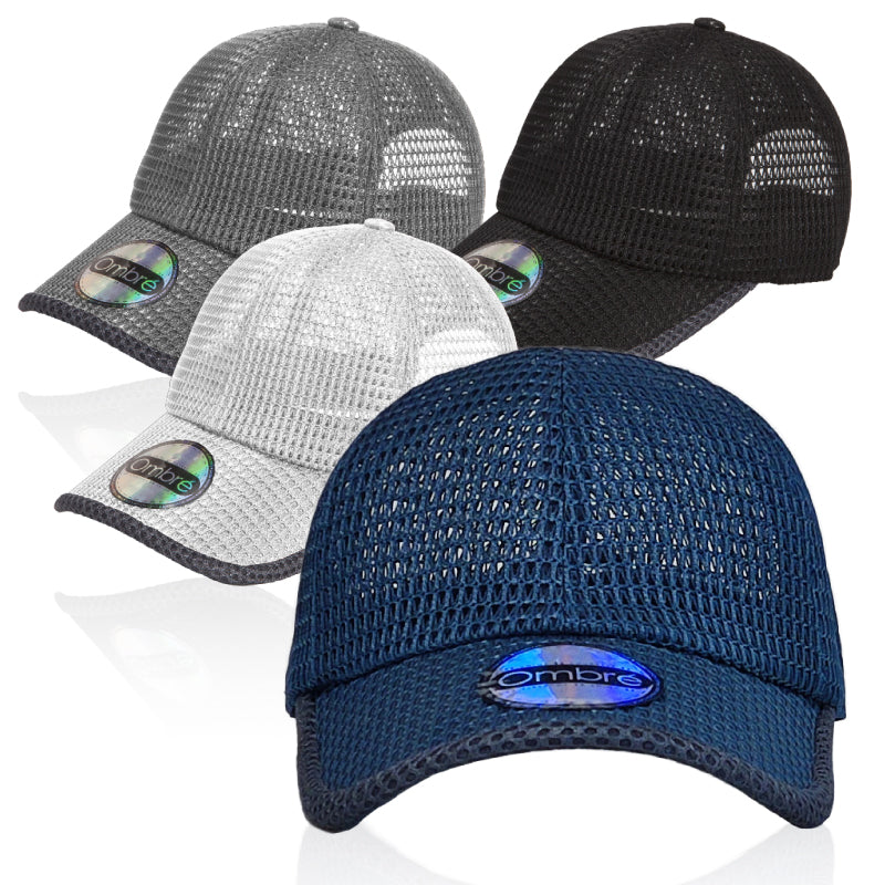 צ'ייס כובע רשת, 6 פאנל - שחור