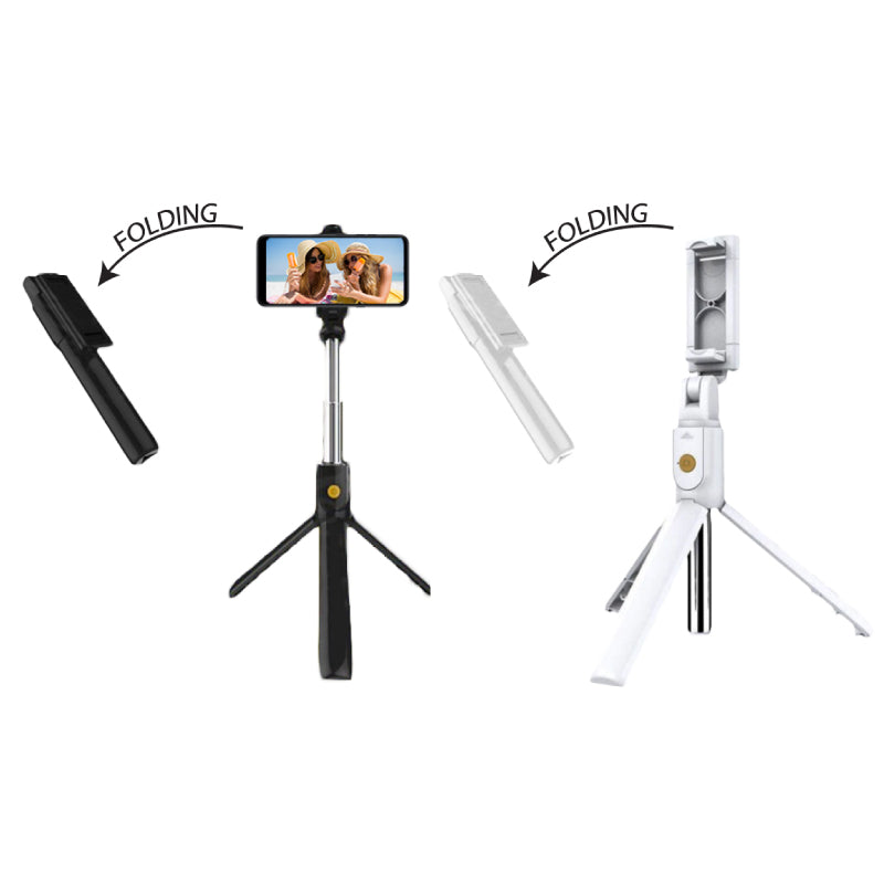 סלפי חצובה טלסקופית - שחור