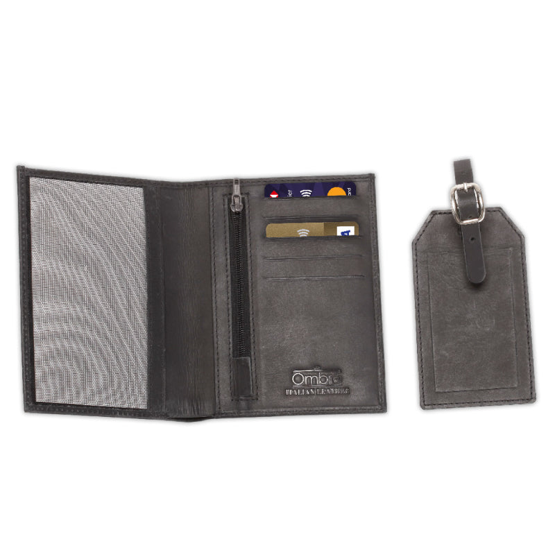 אביון סט טיסה מהודר - שחור