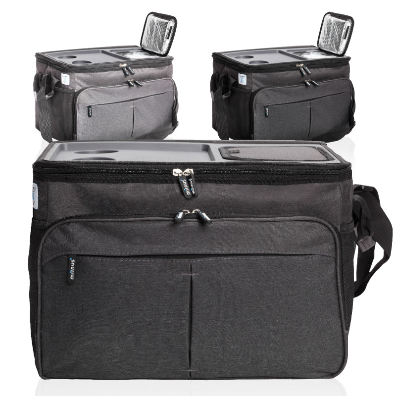 גלובוס צידנית משפחתית - אפור-כהה