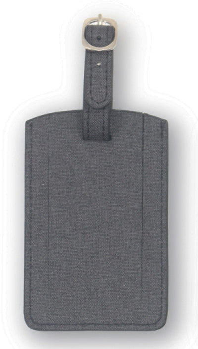 בורדינג תג שם מהודר - אפור-כהה