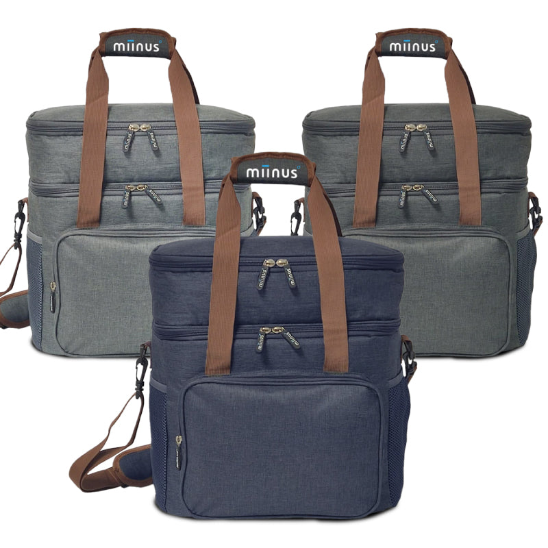 מון בלאן צידנית משפחתית גדולה - אפור-כהה