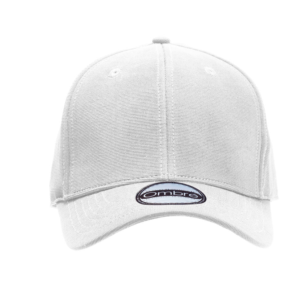 בוב כובע מצחייה 6 פאנל - לבן