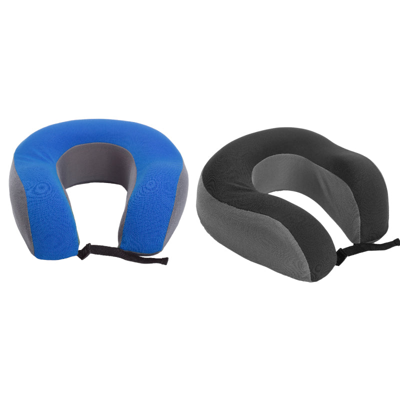 נירוואנה כרית אורטופדית מתקפלת לצוואר - שחור