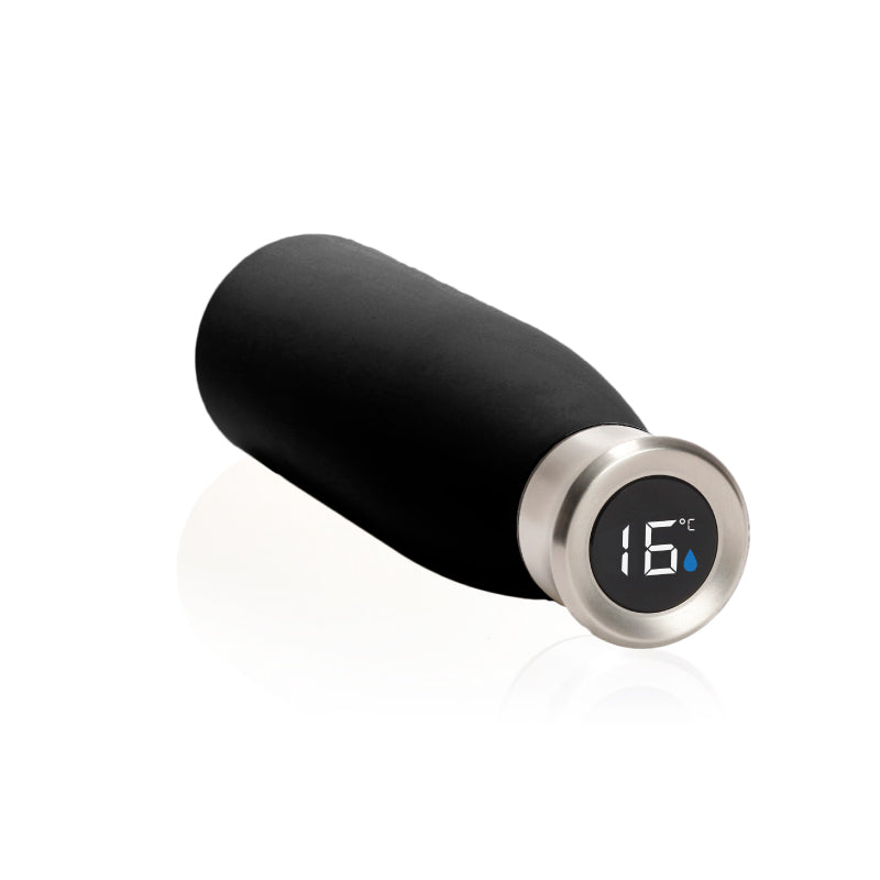 צלסיוס בקבוק מים עם מסך מגע - שחור