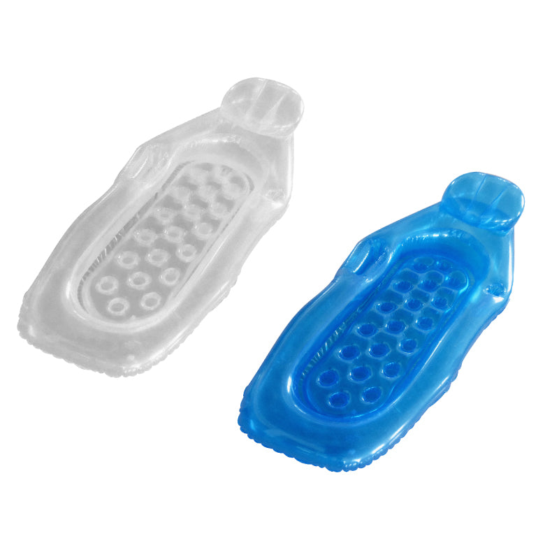 סיני מיטה מתנפחת לים עם משענת - לבן