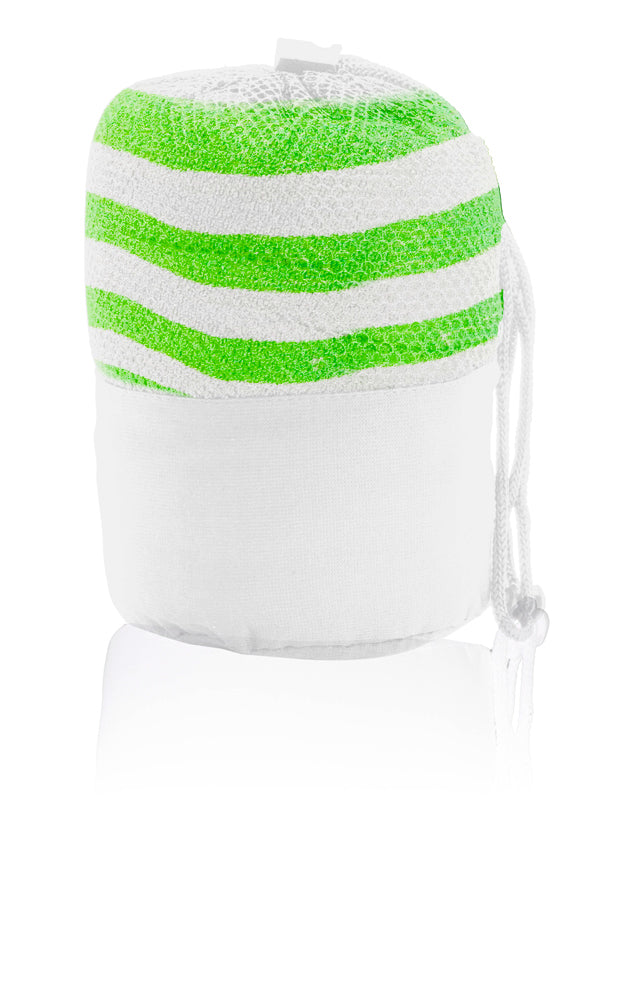 אלמוג מגבת חוף מעוצבת - ירוק