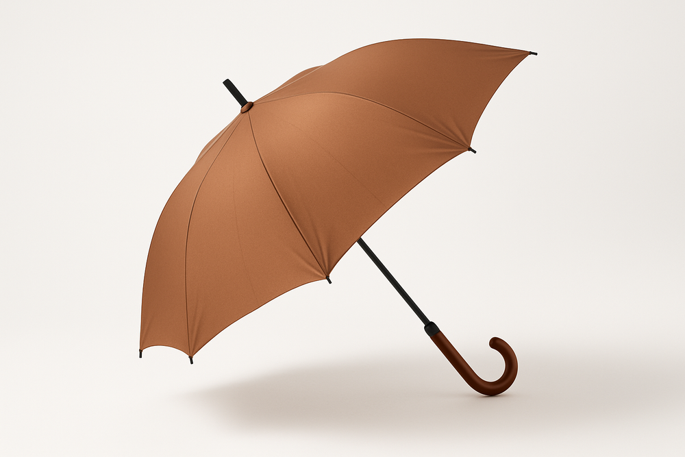 מטרייה חומה