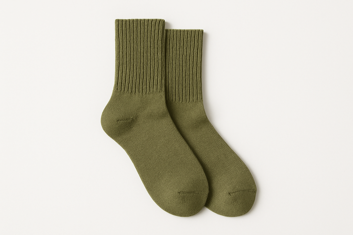 גרביים ירוק זית